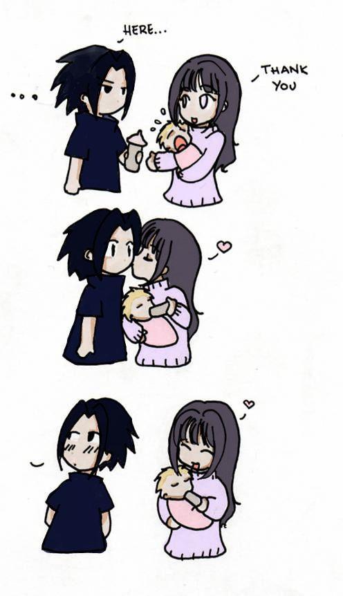 Chibi parents, SasuHina